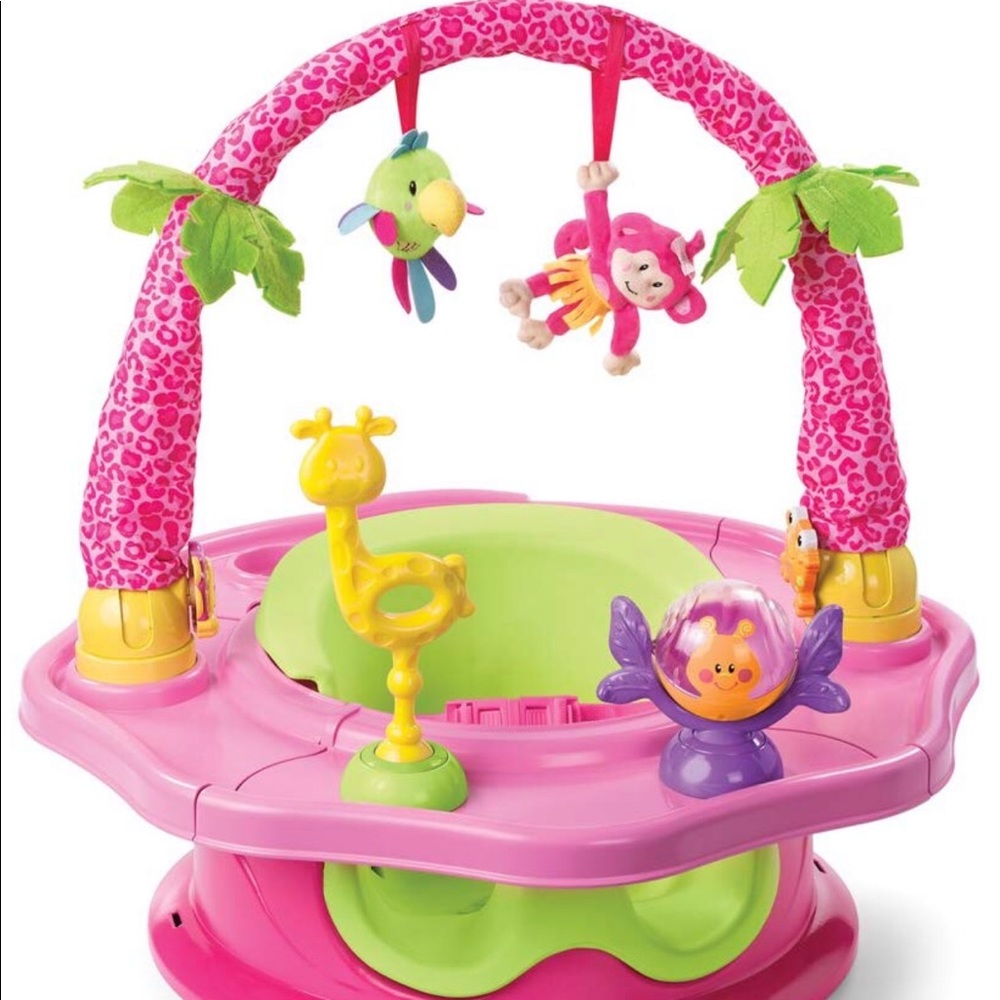 Summer Infant Super Seat Deluxe Giggle Island Pink